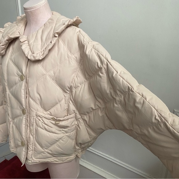 Vocavaca Frill Collar Short Down Coat - Picture 9 of 16